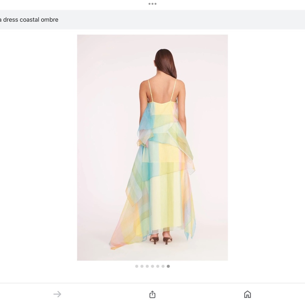 Staud Kyla coastal ombré dress